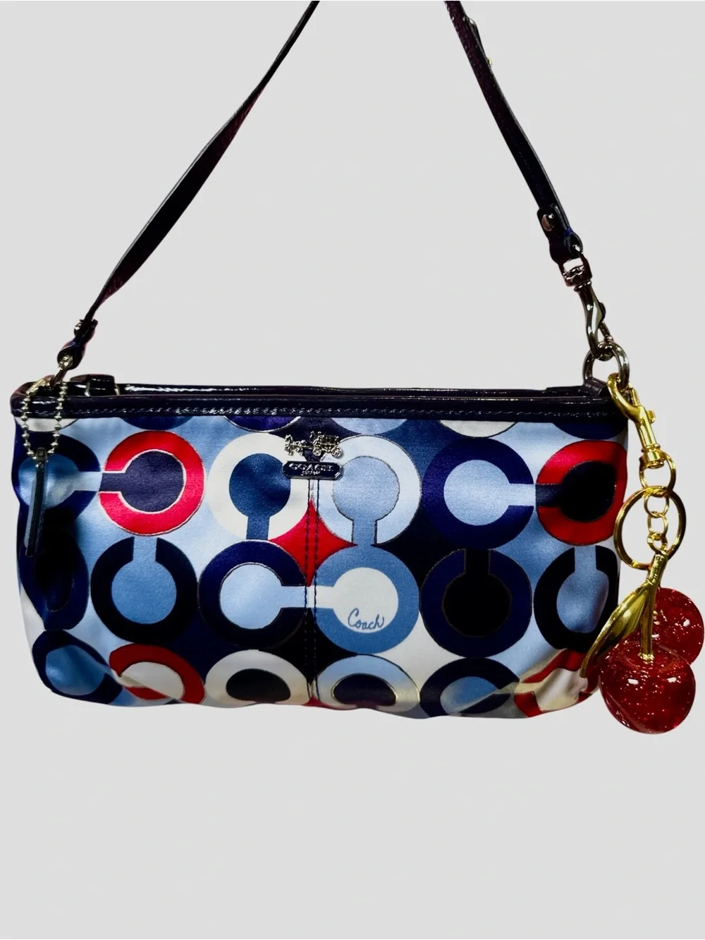 Coach Y2K Era OP ART Wristlet/Shoulder Bag